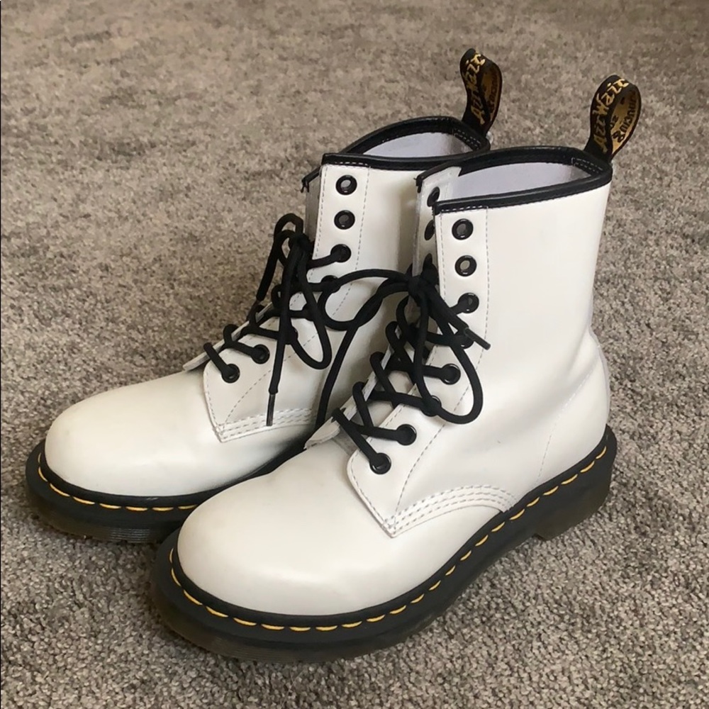 White Dr. Martens